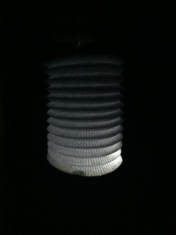 Lampión biely 28 cm